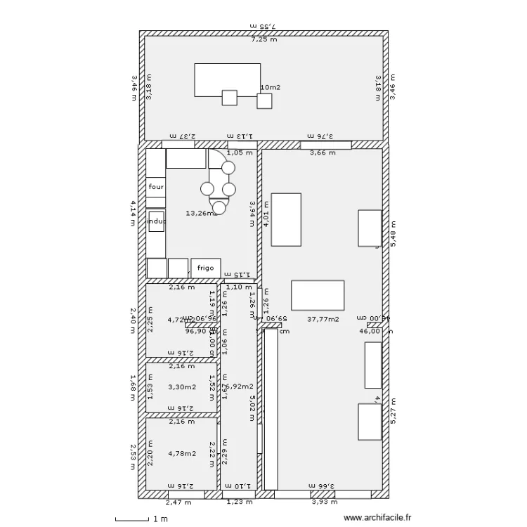 lacour_cuisine_bonnesmesures. Plan de 