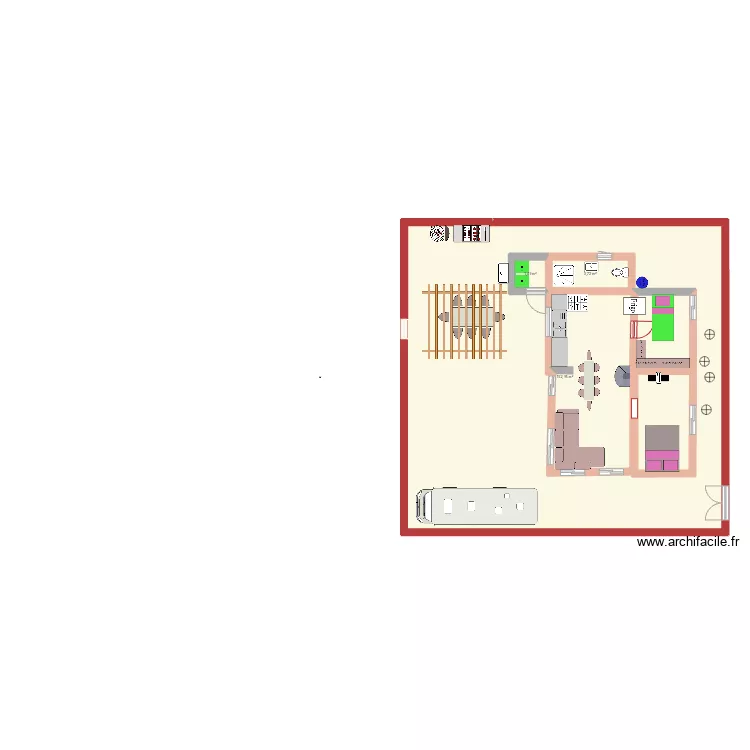 Le jai dernier. Plan de 