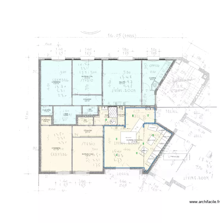 6 bisS CUISINE. Plan de 