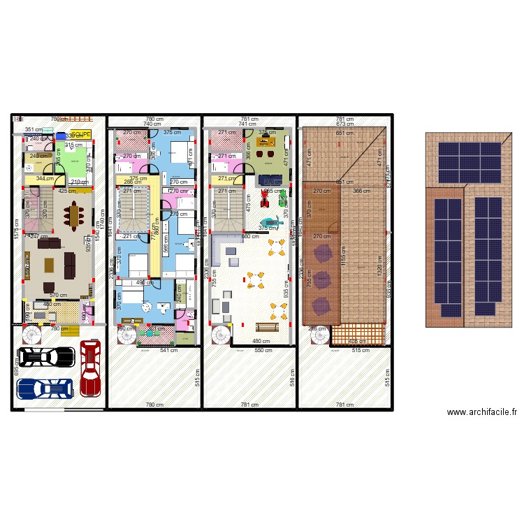 VILLA 8/25 AUTRE. Plan de 42 pièces et 715 m2
