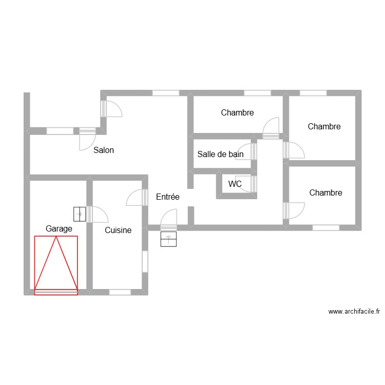 BaldouminousR_plan. Plan de 8 pièces et 59 m2