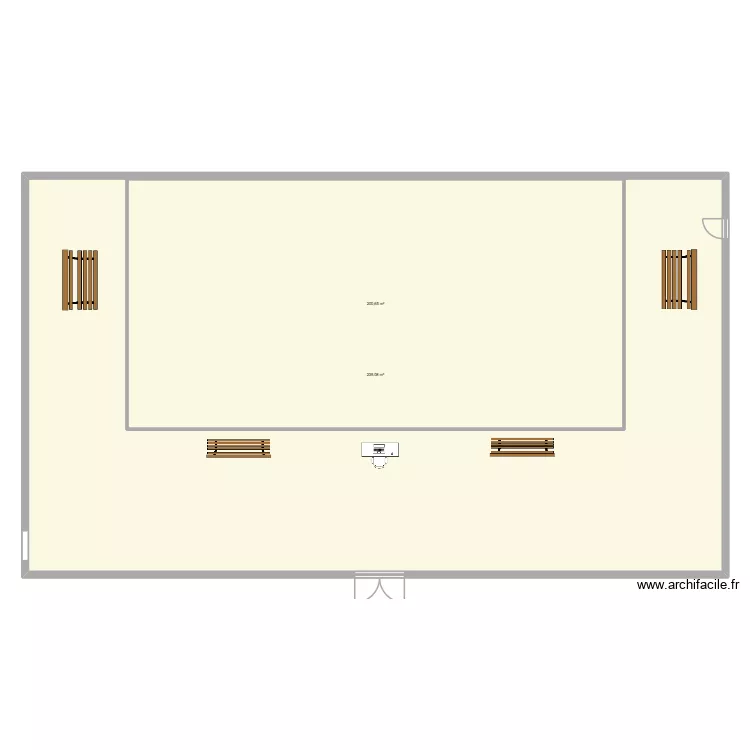 salle orp. Plan de 2 et 645 m² salle orp. Plan de 2 et 645 m²