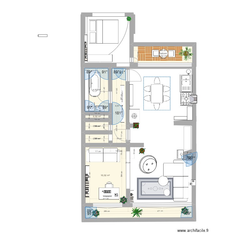 plan cuisine ouverte. Plan de 0 pièce et 0 m2