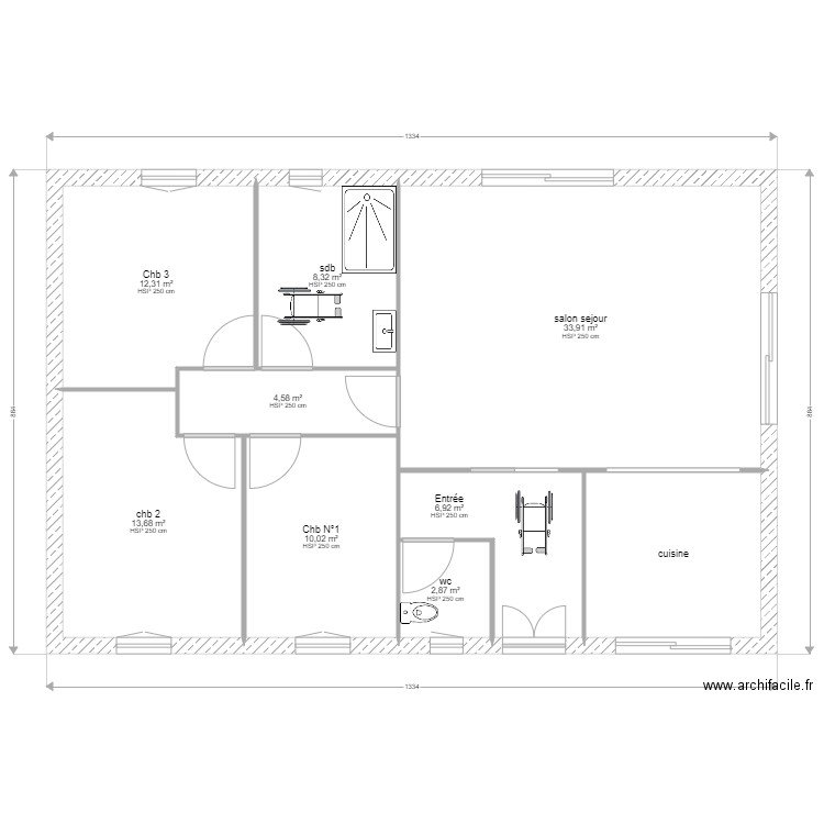 merlier. Plan de 0 pièce et 0 m2