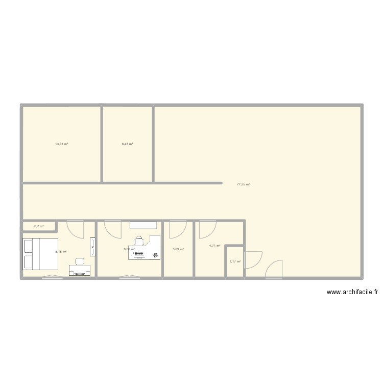 MAISON. Plan de 0 pièce et 0 m2