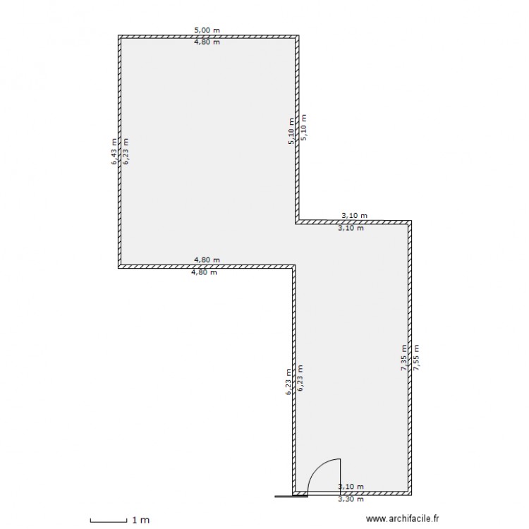 hall tour 2. Plan de 0 pièce et 0 m2