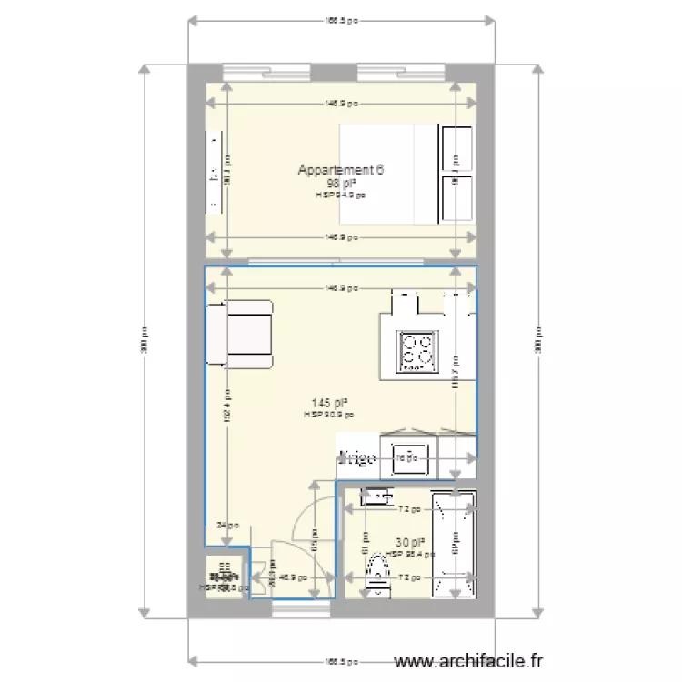 Appartement 06. Plan de 
