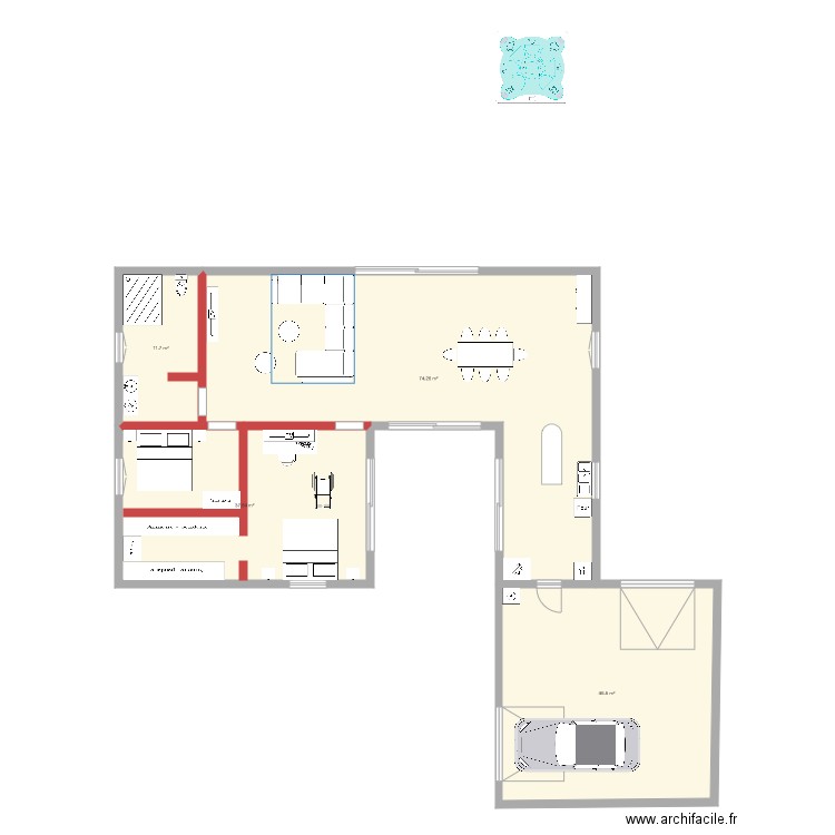 cube2. Plan de 0 pièce et 0 m2