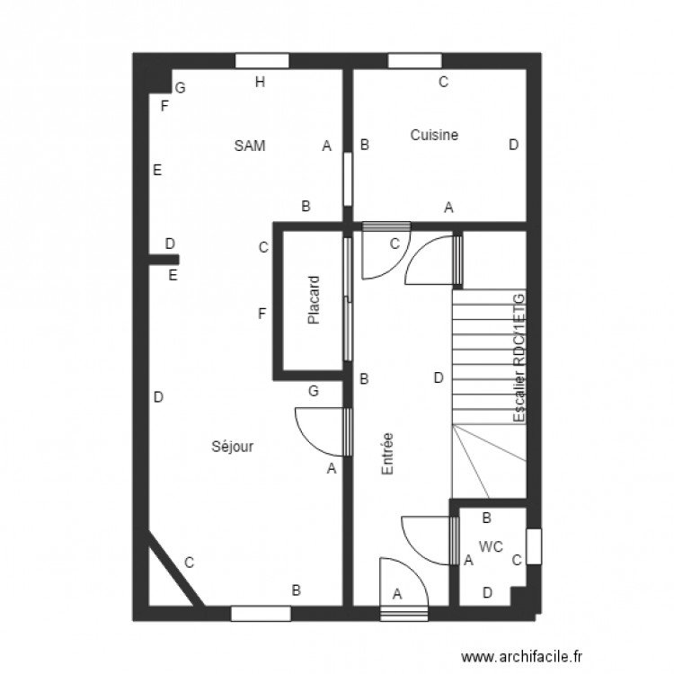 ROCCO 1ETG PLOMB. Plan de 0 pièce et 0 m2