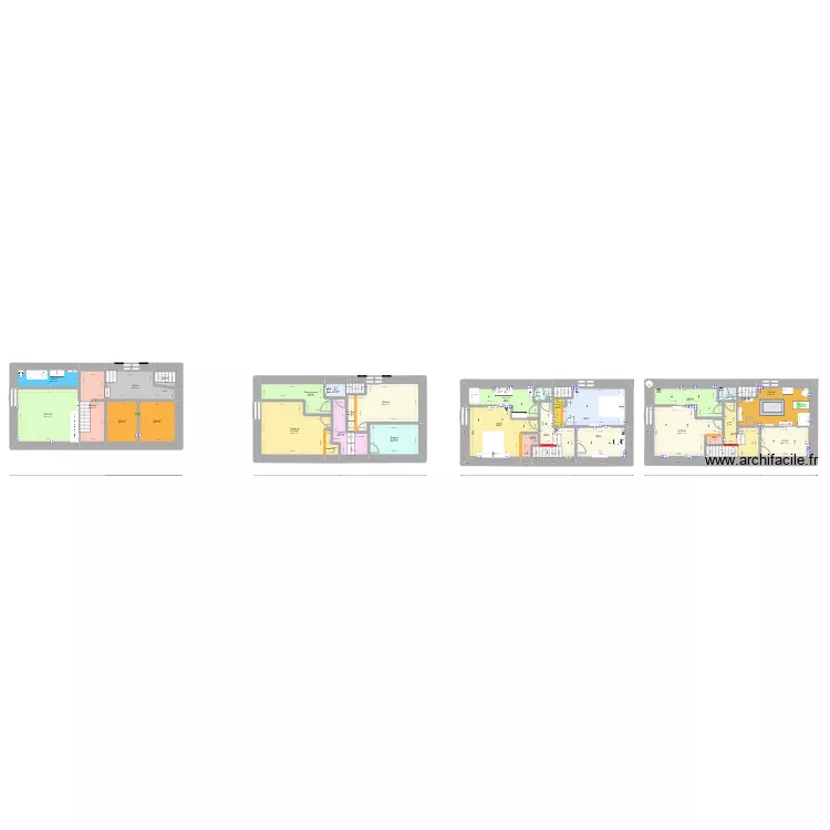etage 1. Plan de 