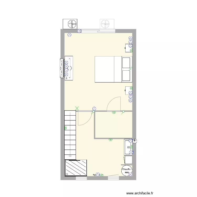 Garage Alex Rdc et R1 nouvelle SDB. Plan de Garage Alex Rdc et R1 nouvelle SDB. Plan de