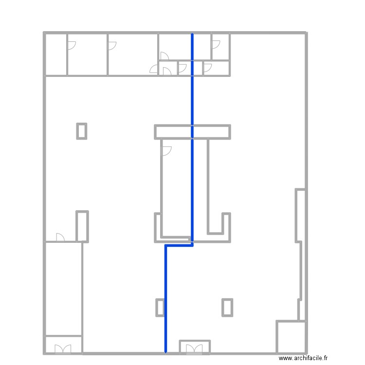 amplifon cantini. Plan de 20 pièces et 392 m2