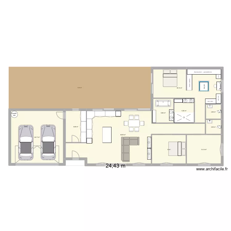 PYrdc2. Plan de 10 Pièces et 176 m² PYrdc2. Plan de 10 Pièces et 176 m²