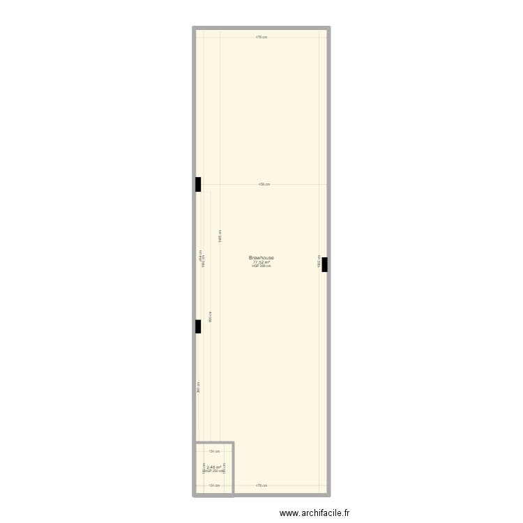 garage. Plan de 0 pièce et 0 m2