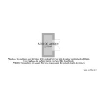 BI 10992 ABRI DE JARDIN