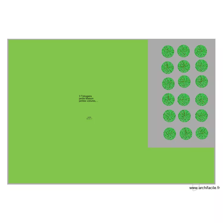Creche babouille meublé. Plan de Creche babouille meublé. Plan de