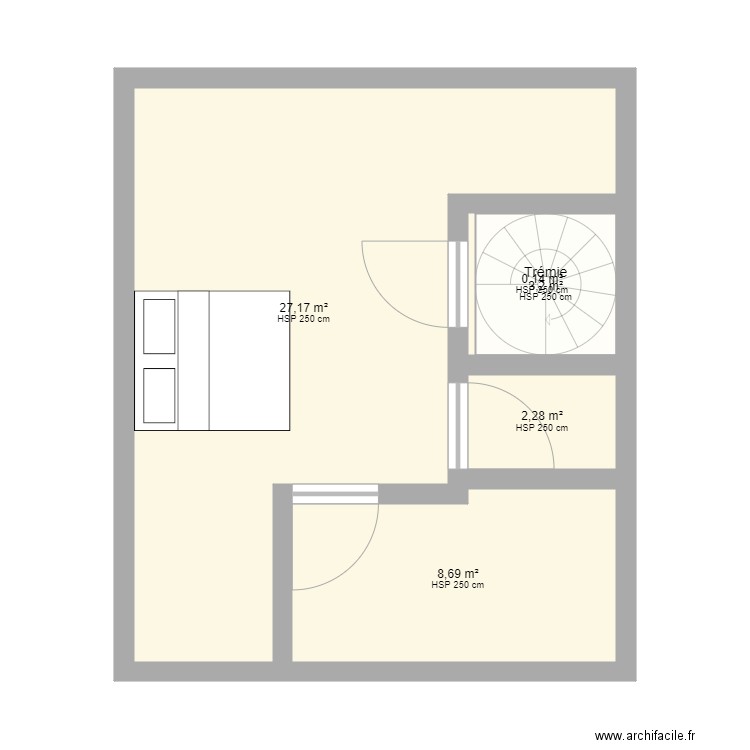 Saint Hilaire le Chateau projet 1. Plan de 0 pièce et 0 m2