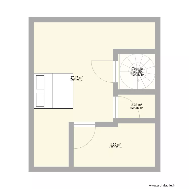Saint Hilaire le Chateau projet 1. Plan de Saint Hilaire le Chateau projet 1. Plan de