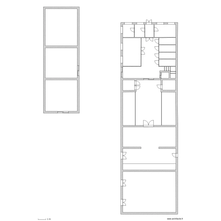 Chateau Calon - Chais et Cuviers. Plan de 