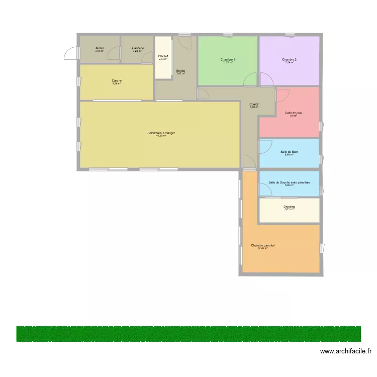 Maison Beuzeville 2 version béton . Plan de Maison Beuzeville 2 version béton . Plan de