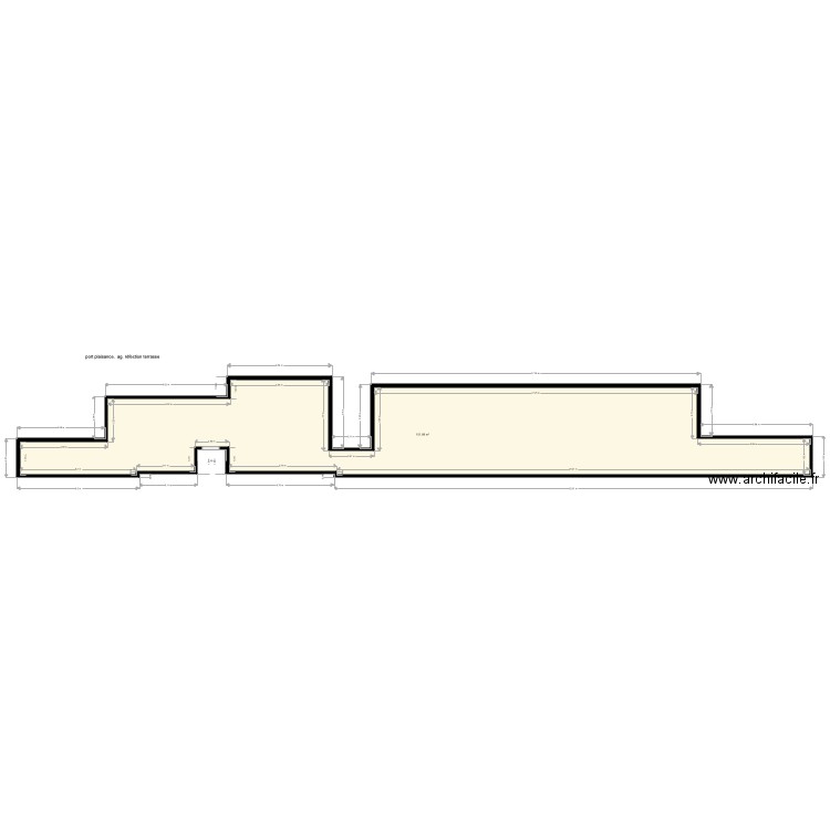 port plaisance centre commercial toiture arrière bâtiment . Plan de 0 pièce et 0 m2