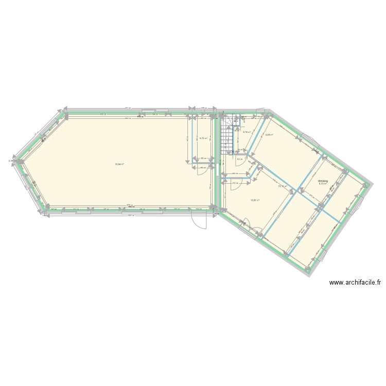 plan pour placo . Plan de 0 pièce et 0 m2