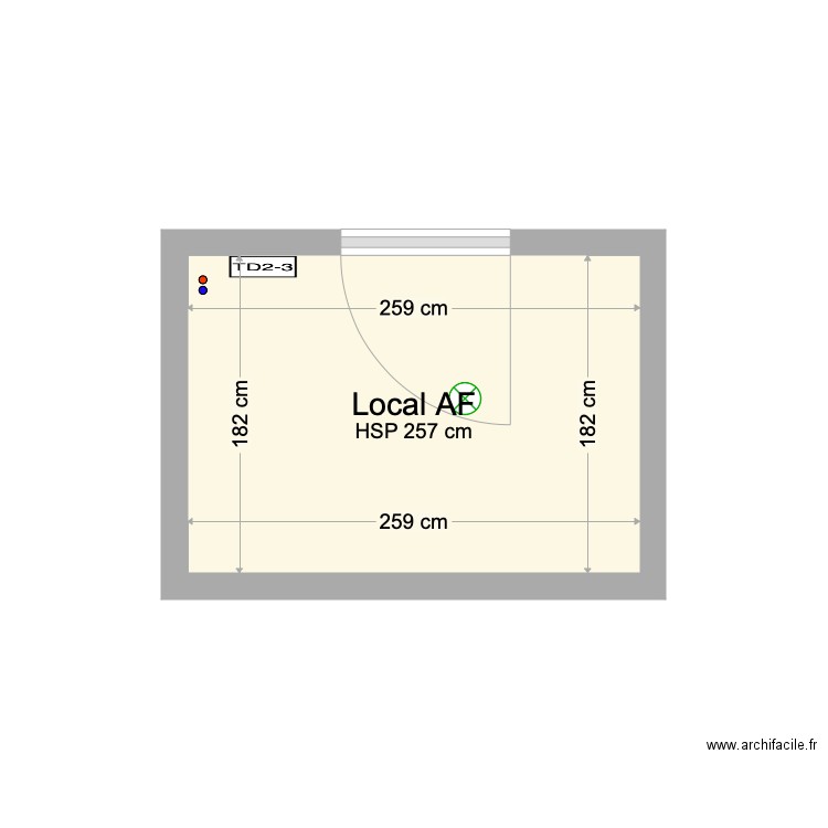 Local AF. Plan de 0 pièce et 0 m2