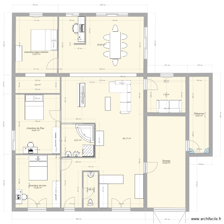 maison de base et extension a 4.8. Plan de 0 pièce et 0 m2