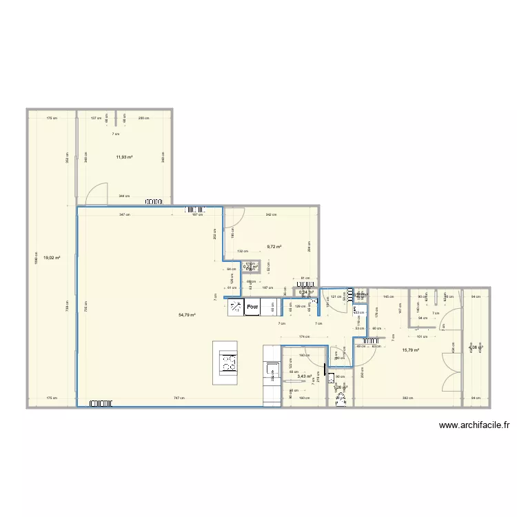 Lurons pour 5 octobre sans meubles. Plan de Lurons pour 5 octobre sans meubles. Plan de