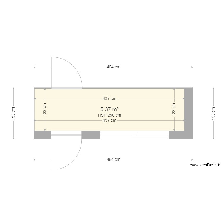 5 hall. Plan de 0 pièce et 0 m2