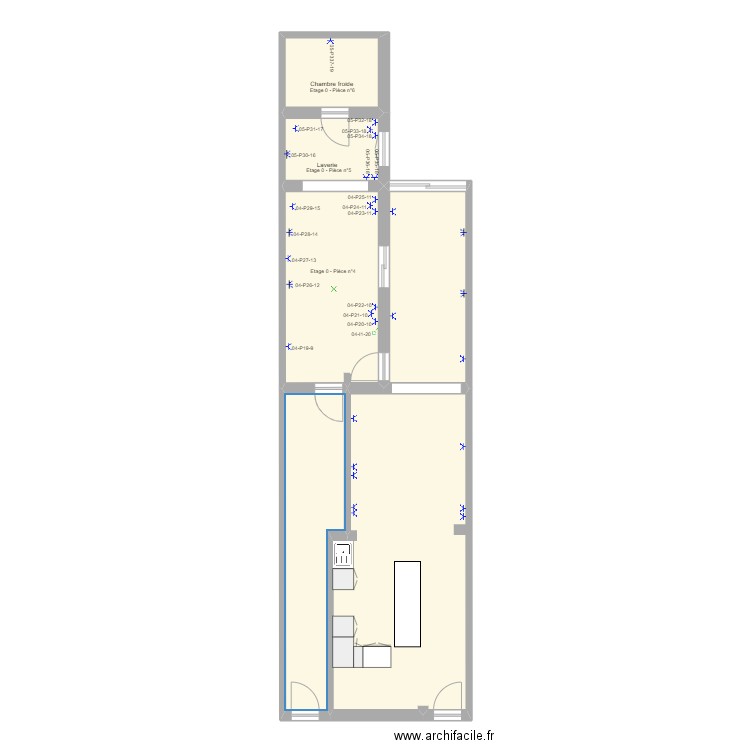 Rez Elec Position. Plan de 0 pièce et 0 m2