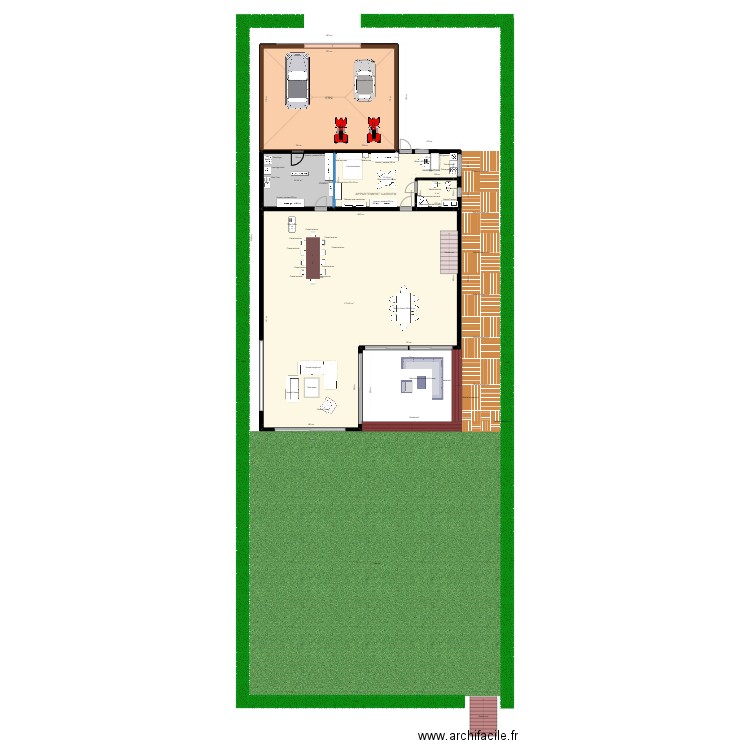 paraiso. Plan de 0 pièce et 0 m2