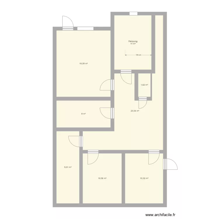 cave dammann. Plan de 