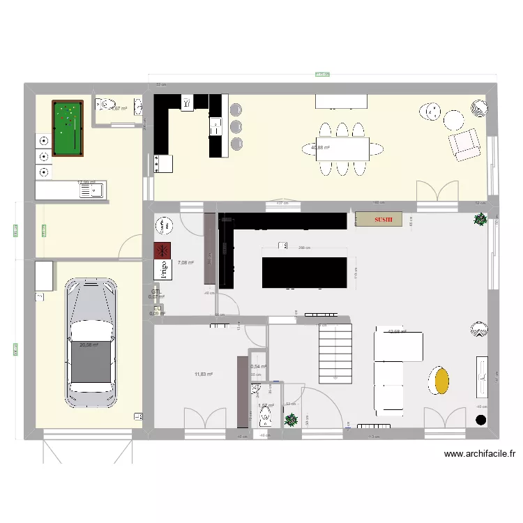 plan maison . Plan de 