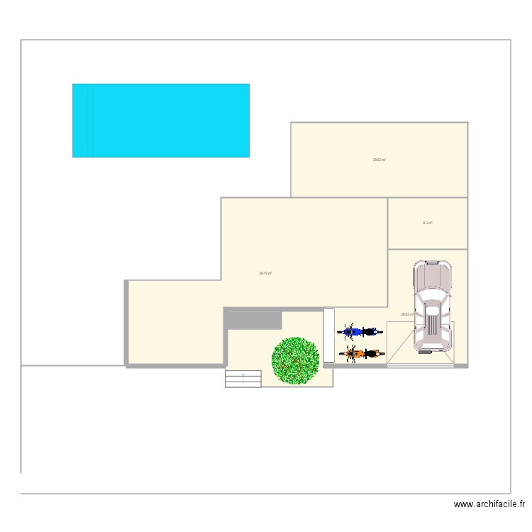 st an. Plan de 0 pièce et 0 m2