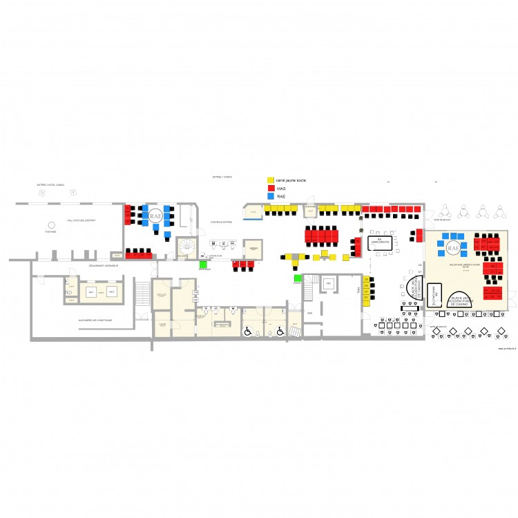 Plan de salle resto rdc derniere mise a jour. Plan de 0 pièce et 0 m2