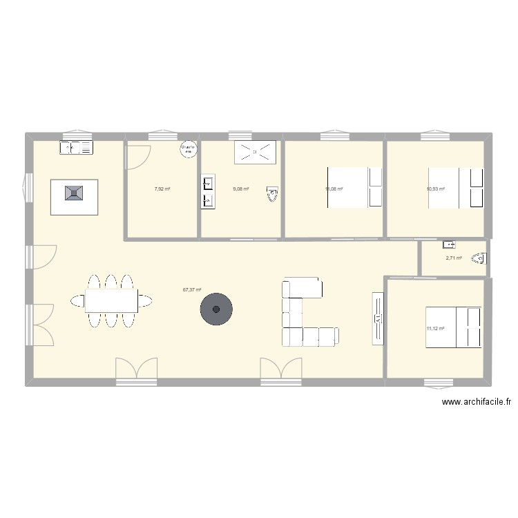 maison1. Plan de 0 pièce et 0 m2