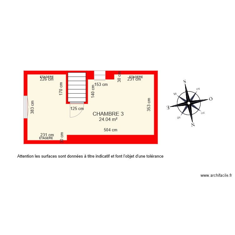 BI 6490 ETAGE 2. Plan de 0 pièce et 0 m2