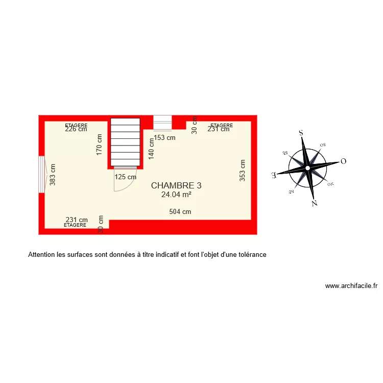 BI 6490 ETAGE 2. Plan de 
