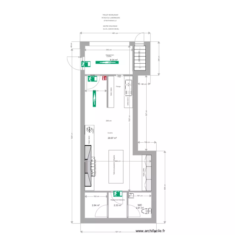  SHAHHI CUISINE. Plan de 