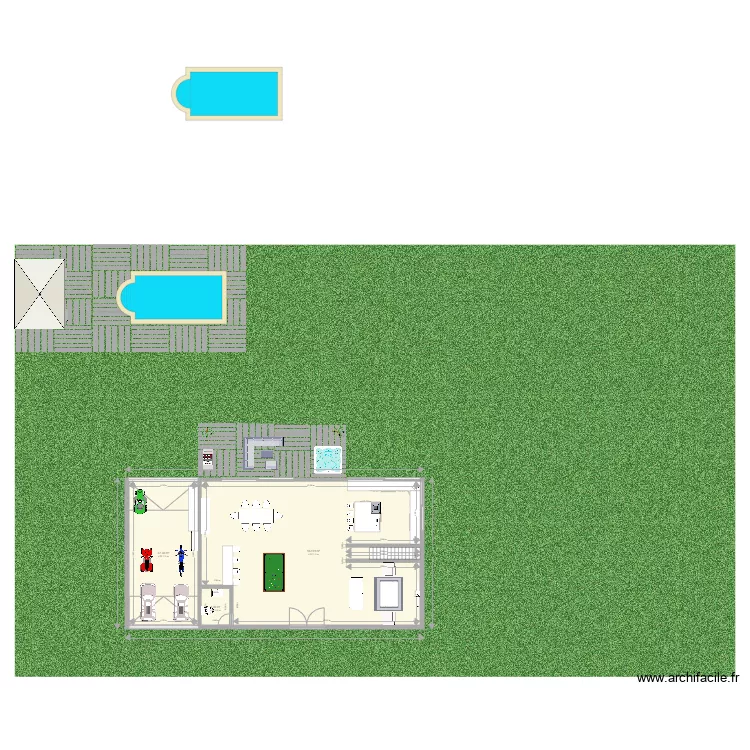 VILLA DAKAR. Plan de 