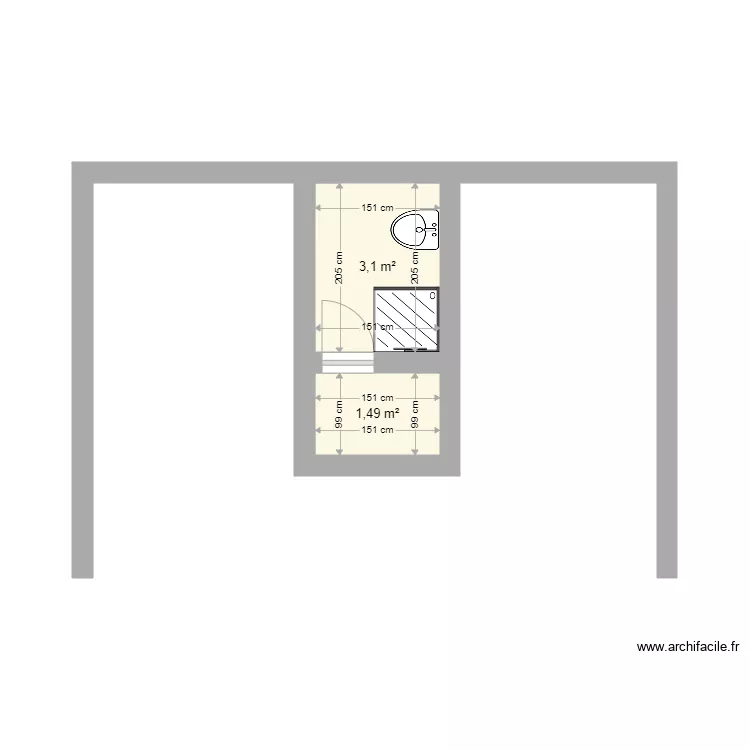 mde saglier . Plan de 