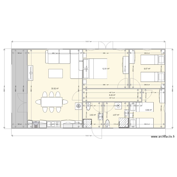 GIRONDE 94M2. Plan de 0 pièce et 0 m2