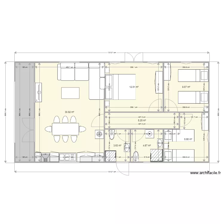 GIRONDE 94M2. Plan de GIRONDE 94M2. Plan de