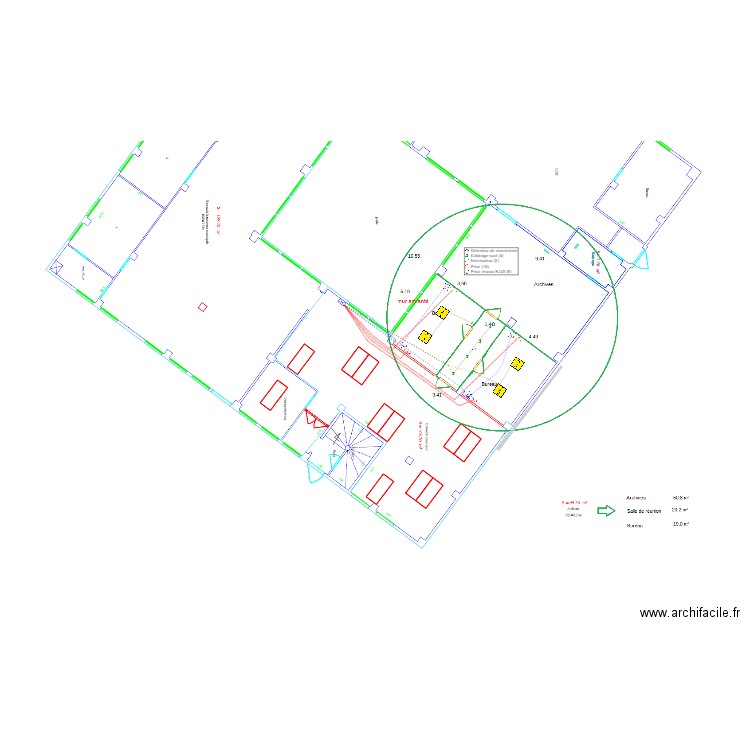 IMPOTS AVEC COULOIR . Plan de 0 pièce et 0 m2