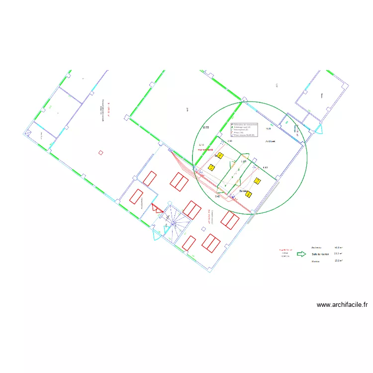 IMPOTS AVEC COULOIR . Plan de 
