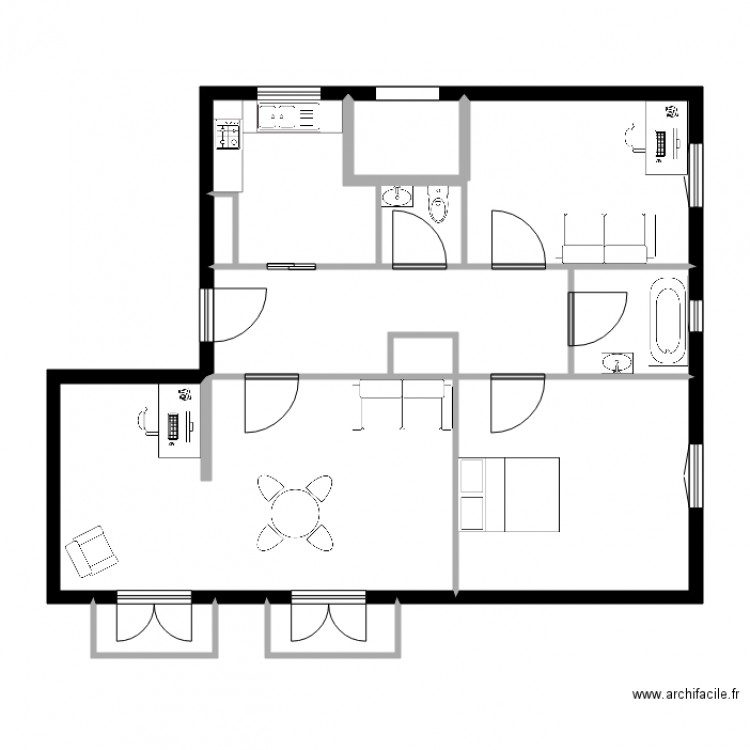 Chaffard. Plan de 0 pièce et 0 m2