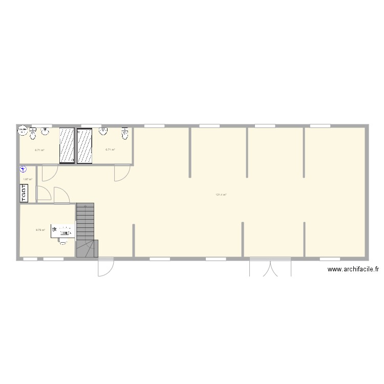 Projet Outil en Main Plan RDC . Plan de 0 pièce et 0 m2