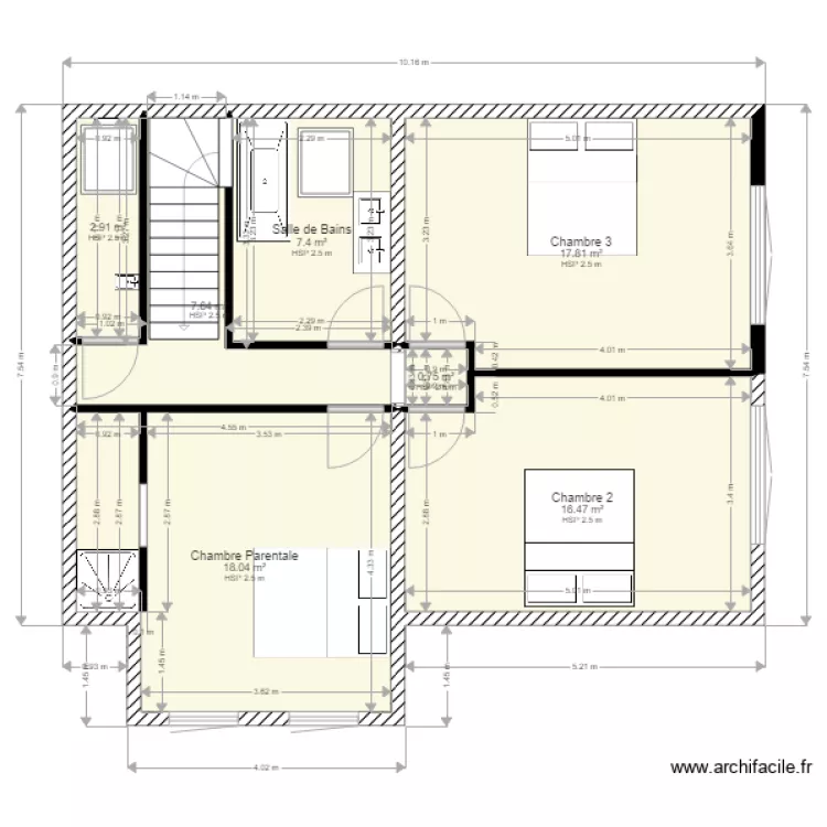 PLAN ETAGE PROJET SWENDER ROBERT. Plan de 
