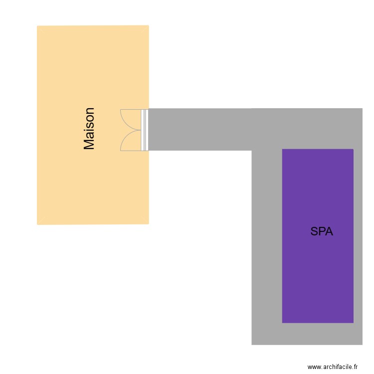 crégy. Plan de 1 pièce et 20 m2